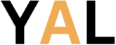 Capital letter A in orange on a black background