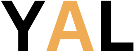Capital letter A in orange on a black background
