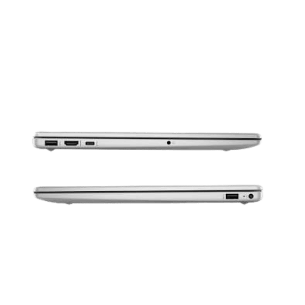 14 - Empowering Businesses: Your Premier eTIMS Integrators, Resellers, and Consultants Side views of a silver laptop showing ports: multiple USB ports and a headphone jack along the sides. Used to illustrate available connections on a slim notebook.
