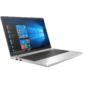 Change View Angle 4 - Empowering Businesses: Your Premier eTIMS Integrators, Resellers, and Consultants Silver laptop open at a desk, showing Windows desktop on the screen