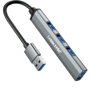 Lemorele TC53 4-in-1 USB-A Hub Multiport Splitter Adapter