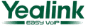 Yealink logo in green text branding the company name